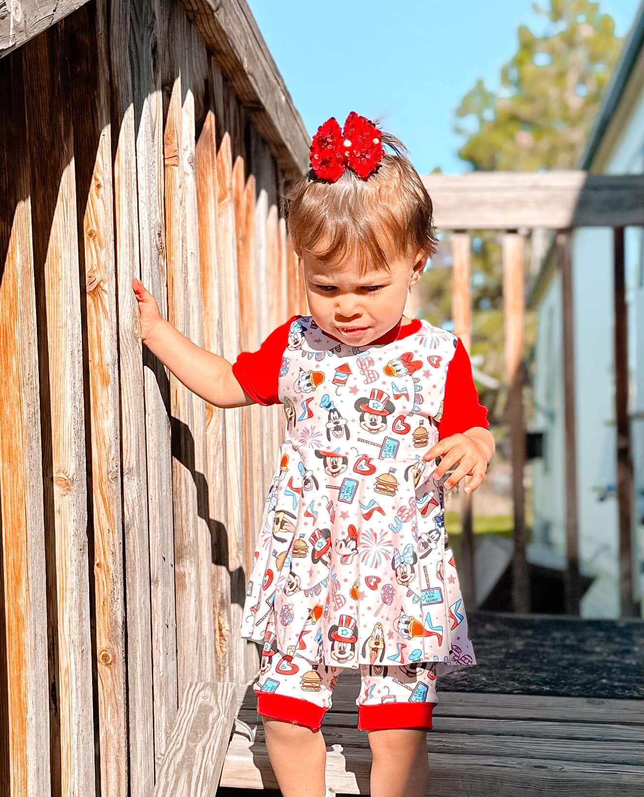 Peplum Top & Biker Shorts Set- Custom Order