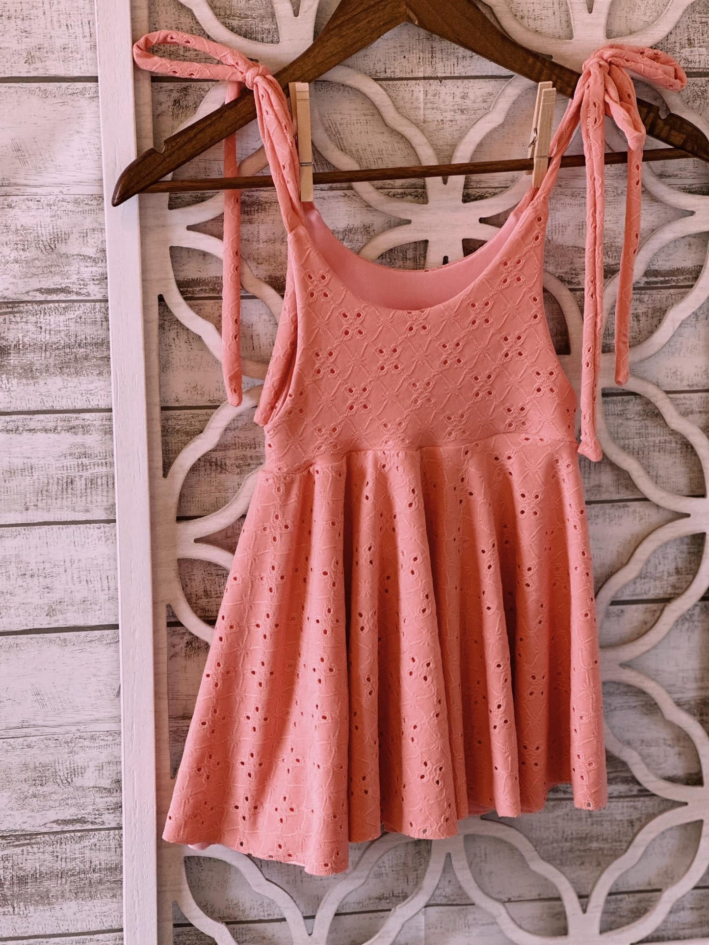 Eyelet Twirl Dress
