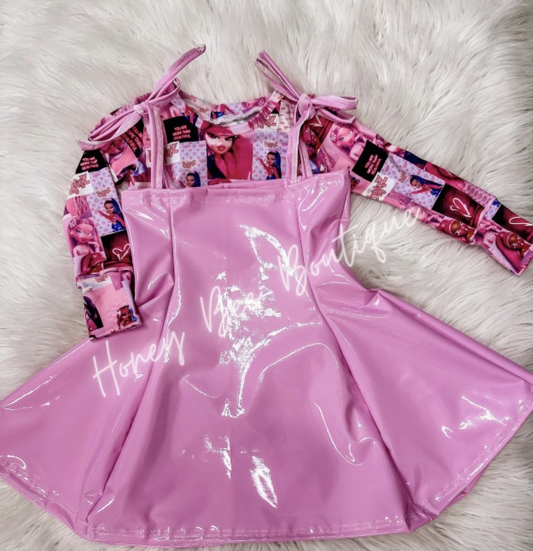 Bratz Leo & Plastic Strappy Skirt