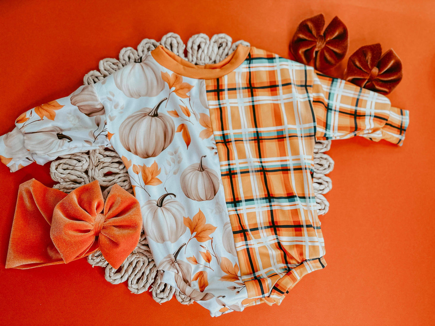Half & Half Colorblock Sweater Romper- Custom Order