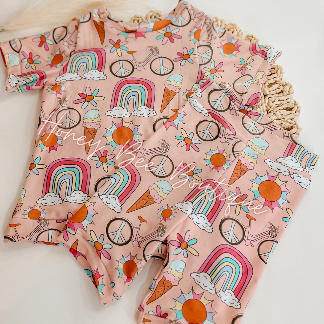 Sunshine Happiness Shorts Lounge Sets