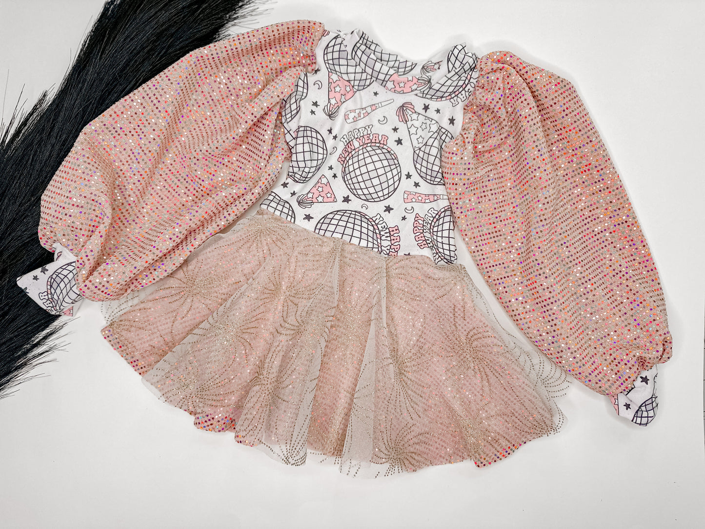 Skirted Leo with Poofy Sleeves- Custom Order