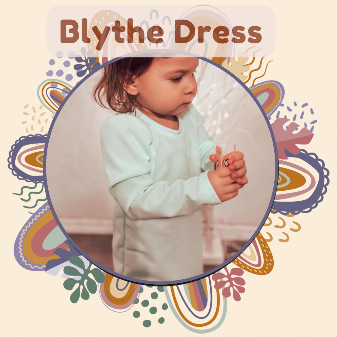 Blythe Poof Long Sleeve Dress- Girls Fall Drop