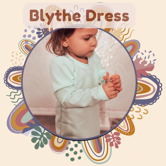 Blythe Poof Long Sleeve Dress- Thanksgiving Drop
