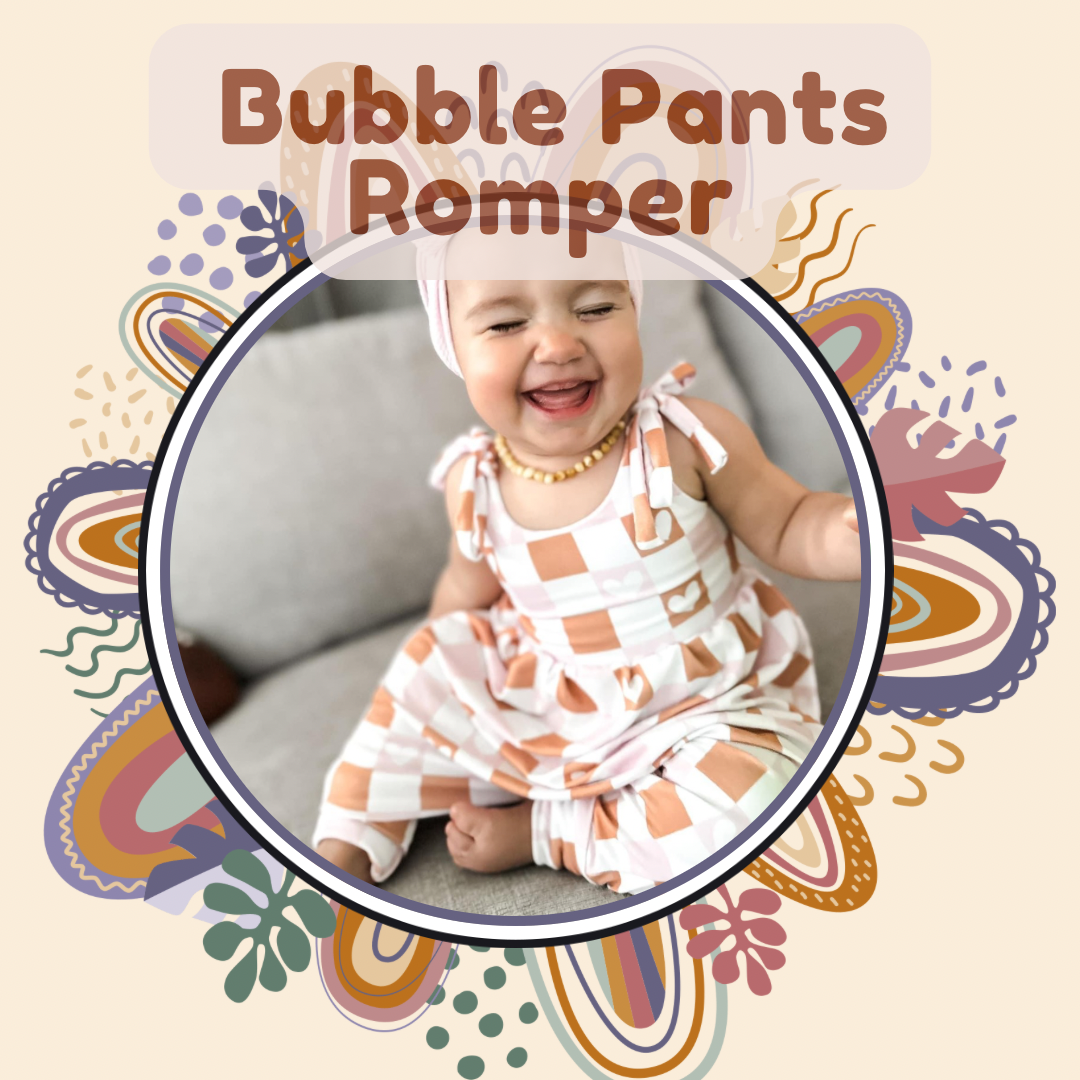 Bubble Pants Romper- Custom Order
