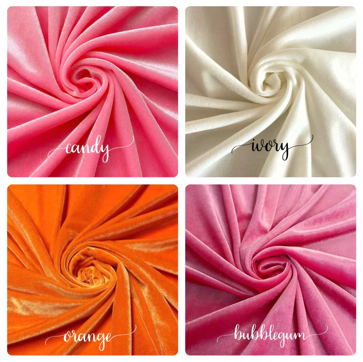 Solid Color Velvet Paperbag Skirt