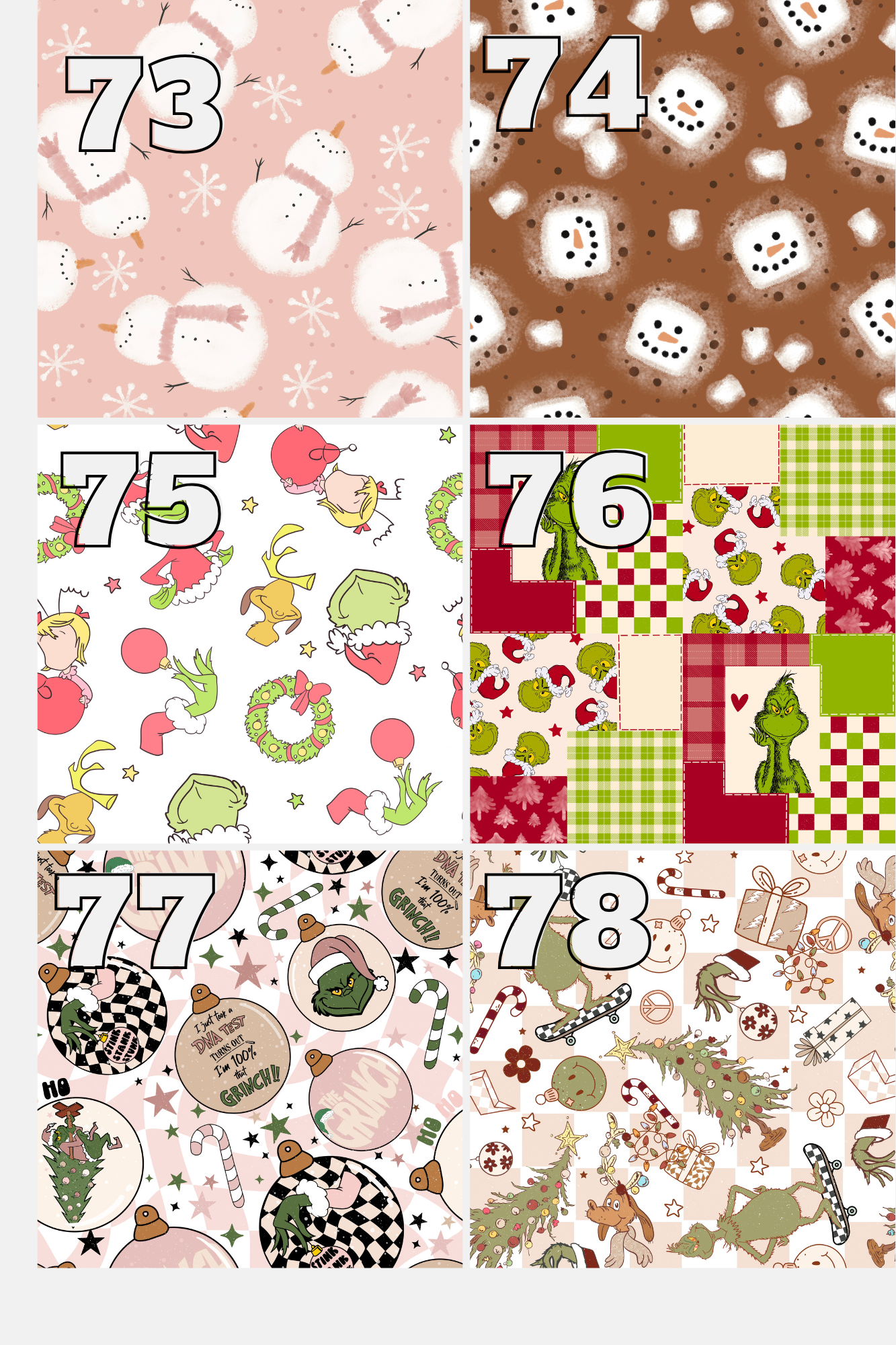 Christmas Prints Minky Blanket