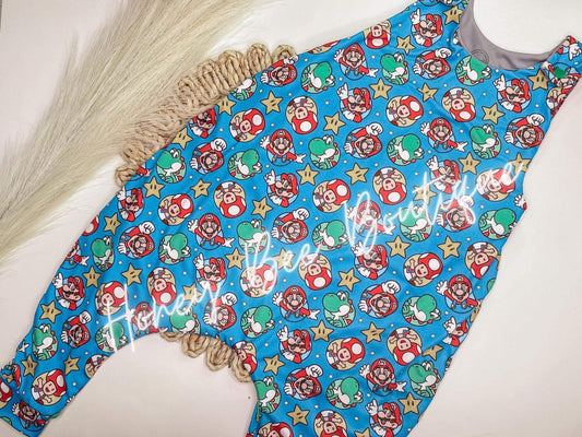 Mario Snap Overall Pants