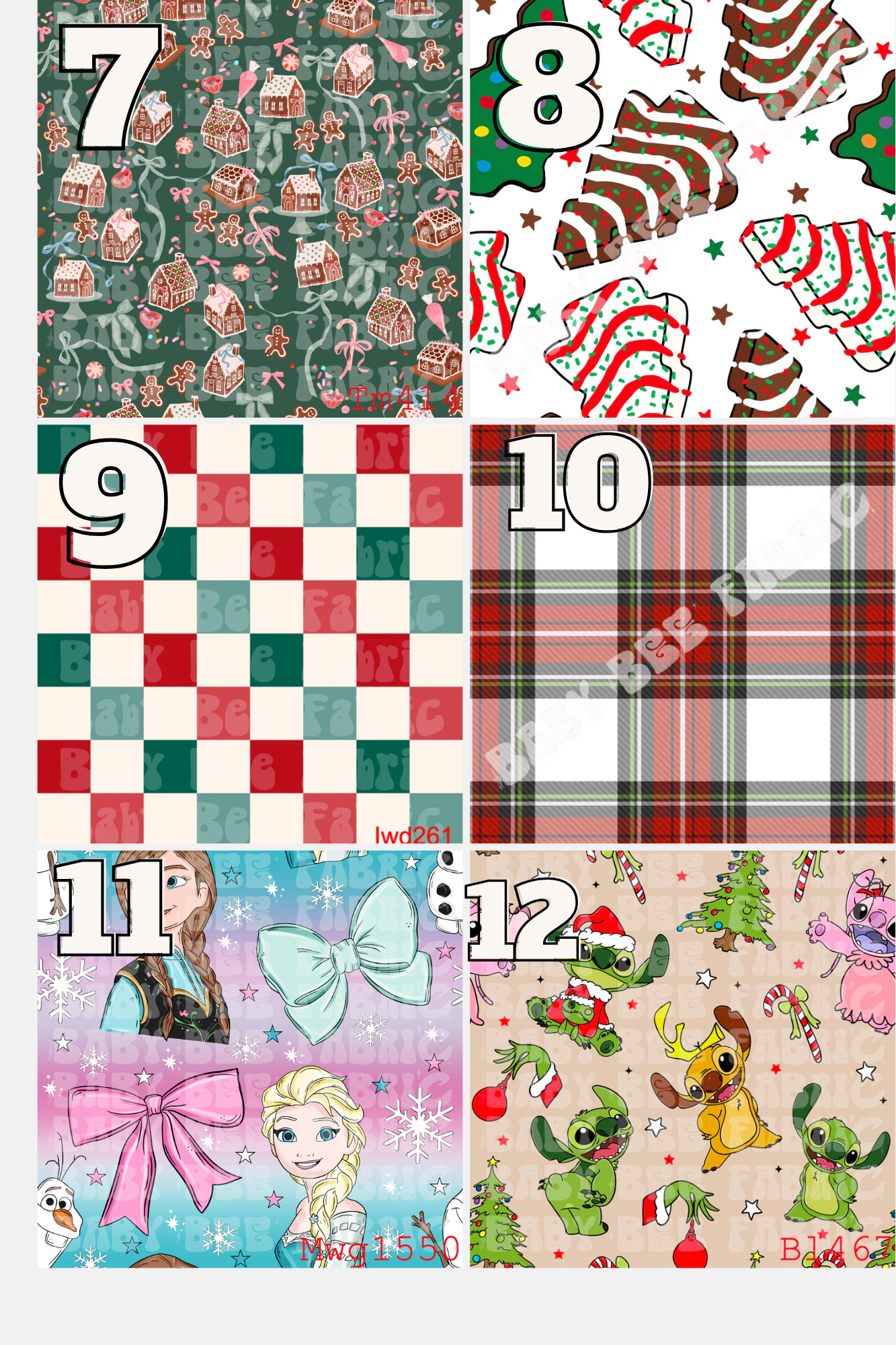 Christmas Prints Minky Blanket