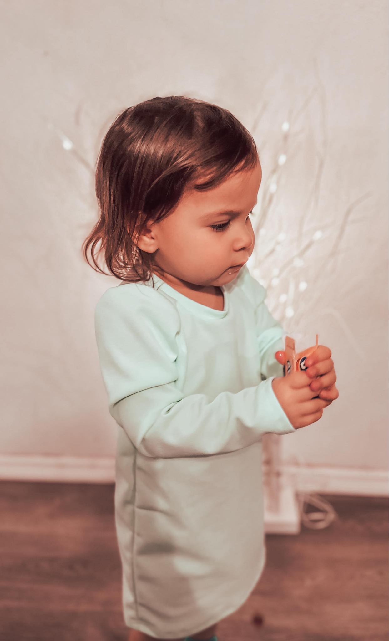 Blythe Poof Long Sleeve Dress- Girls Fall Drop