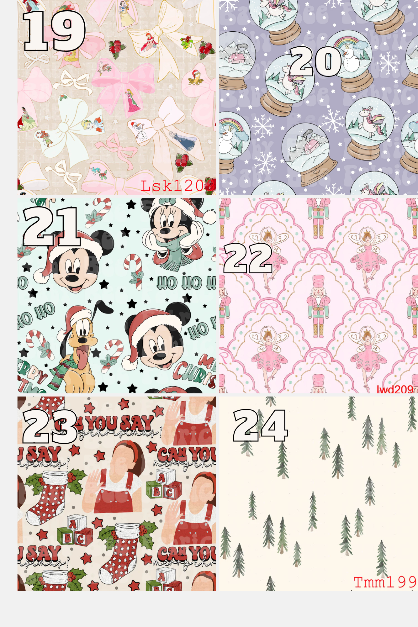 Christmas Prints Minky Blanket