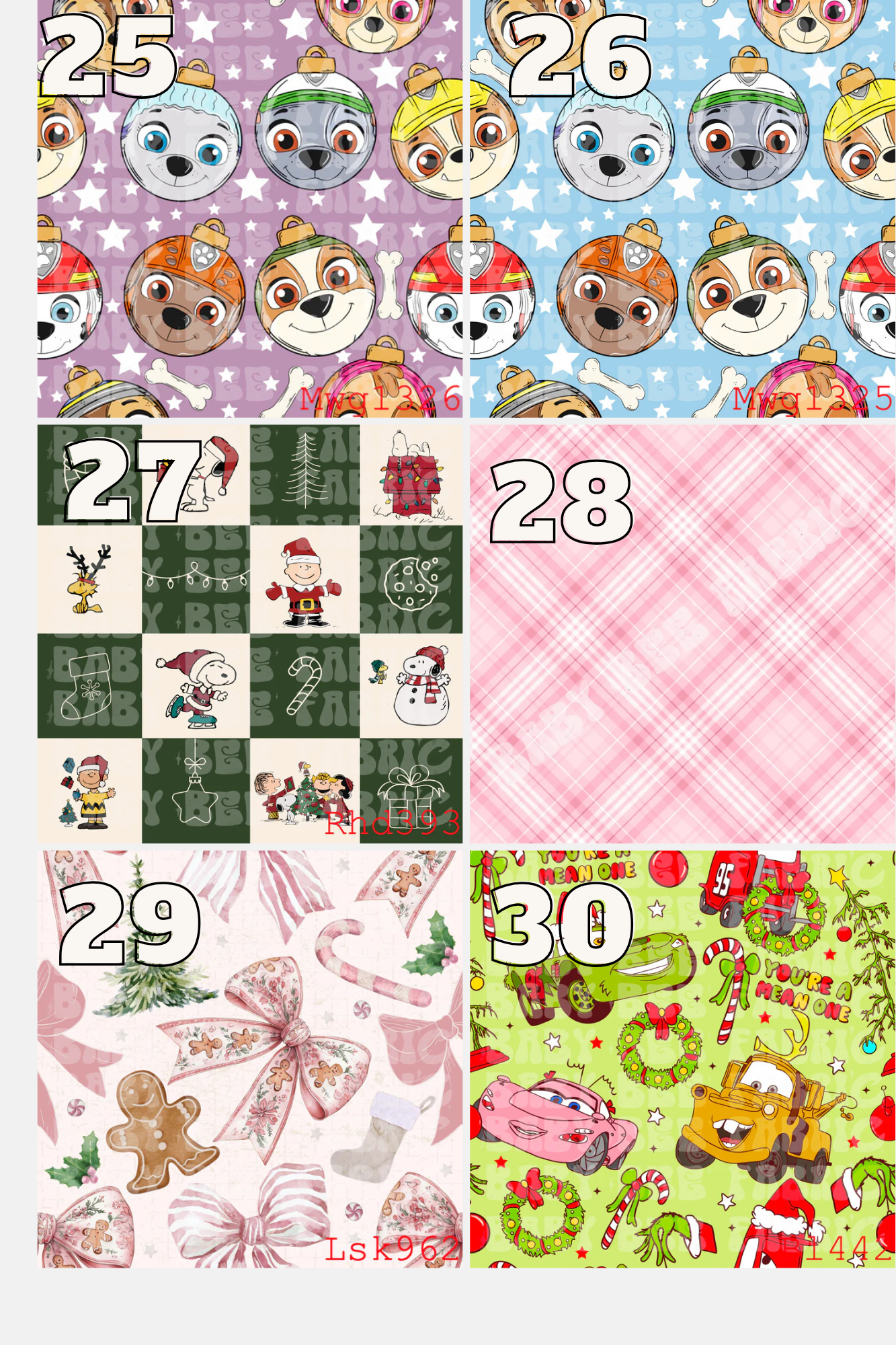 Christmas Prints Minky Blanket