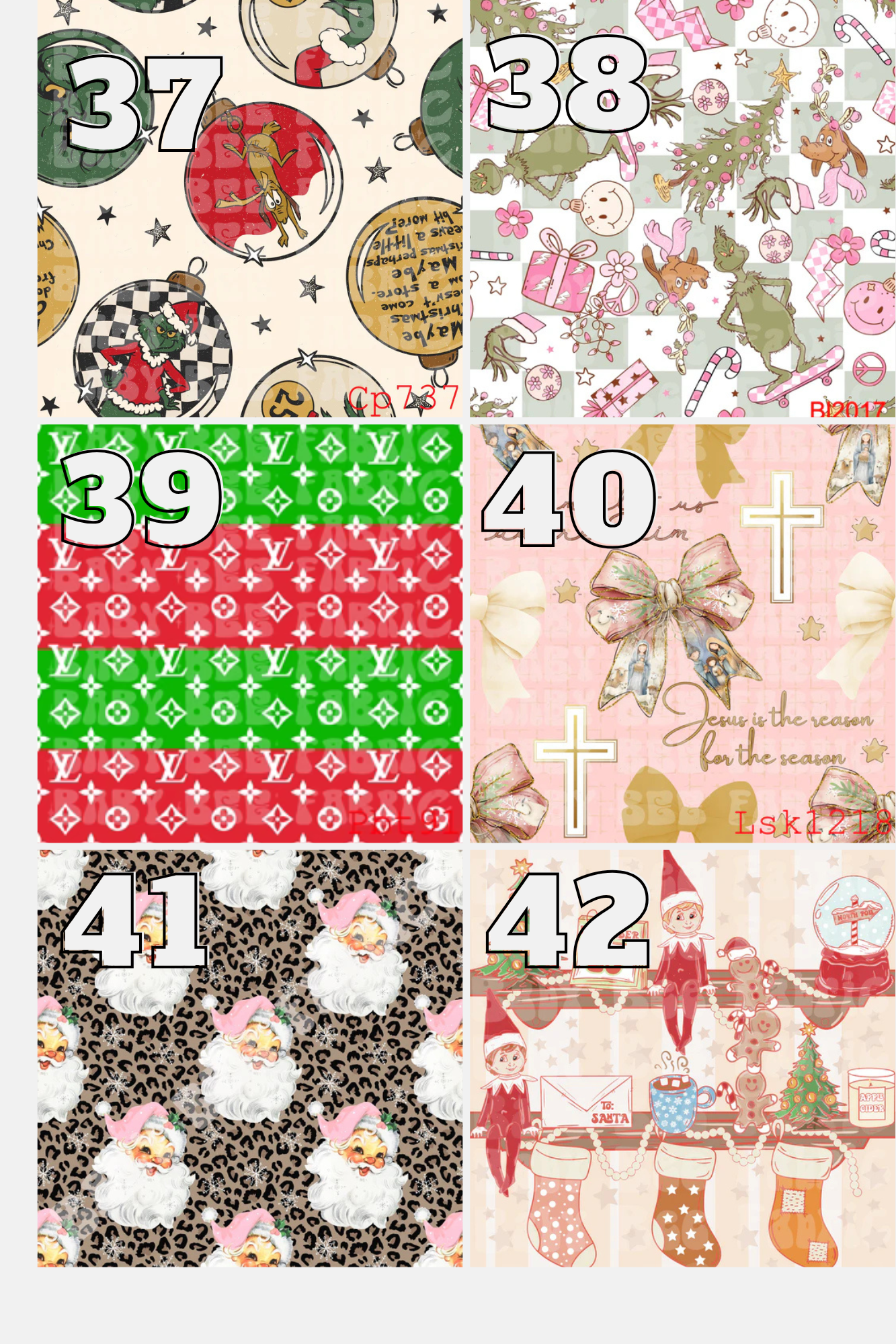 Christmas Prints Minky Blanket