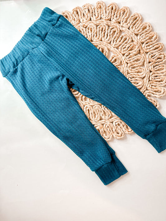 Jogger Pants- Solid Waffle Knit