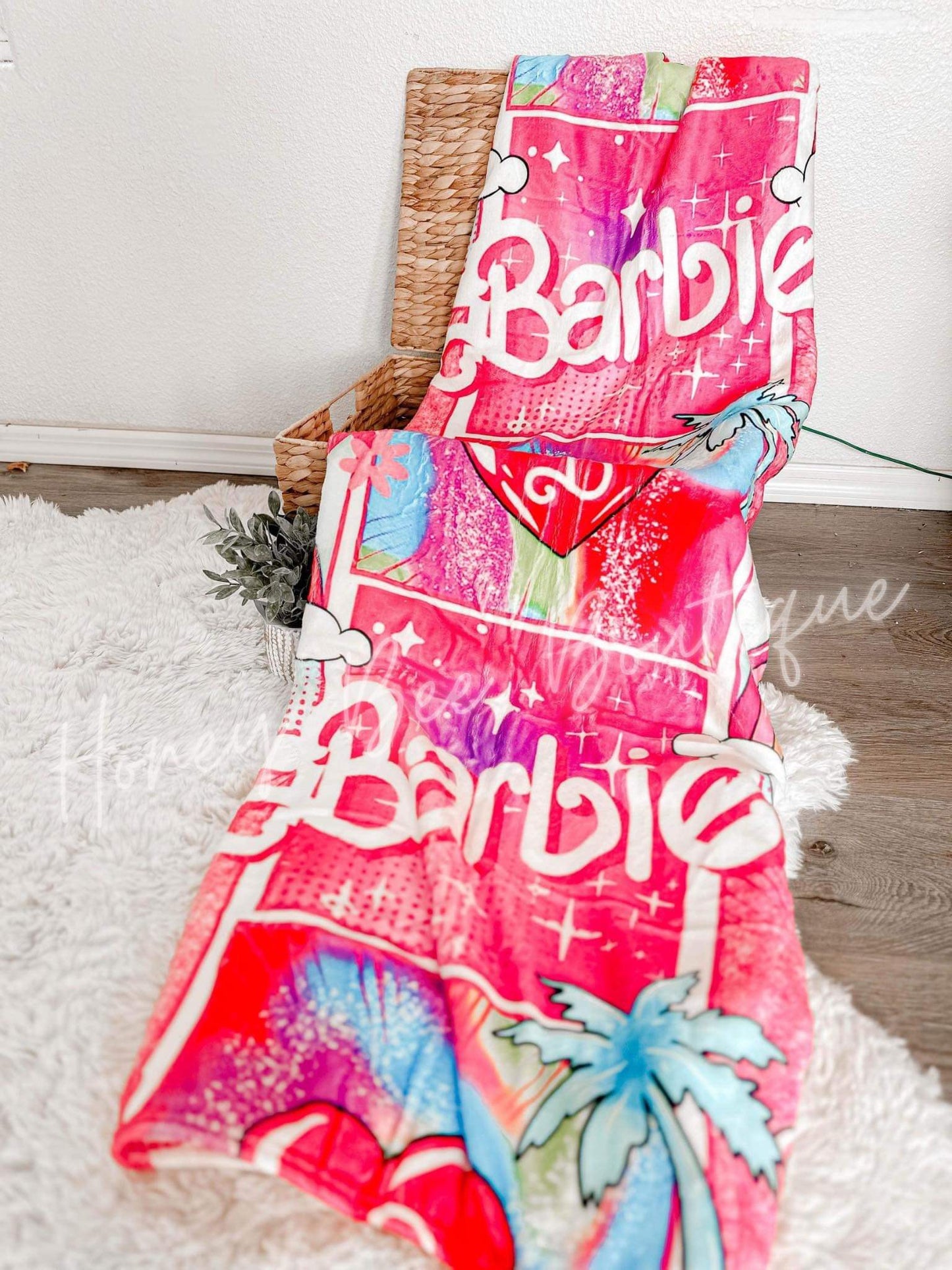 Custom Printed Minky Blanket