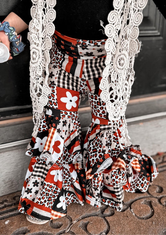 Patchwork Double Bell Bottoms