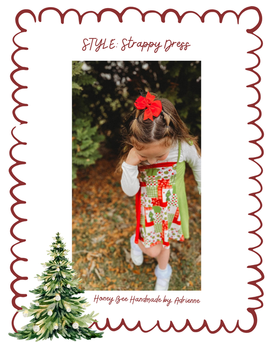 Strappy Dress or Skirt- Christmas Drop