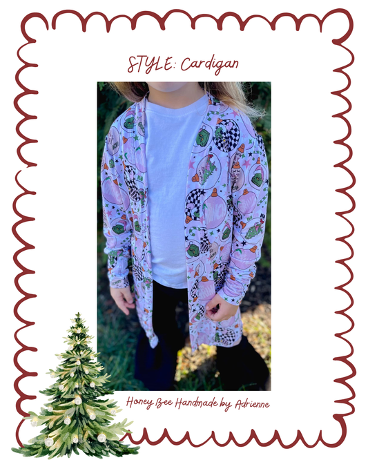 Cardigan- Christmas Drop