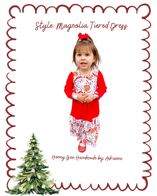 Magnolia Dress- Christmas Drop