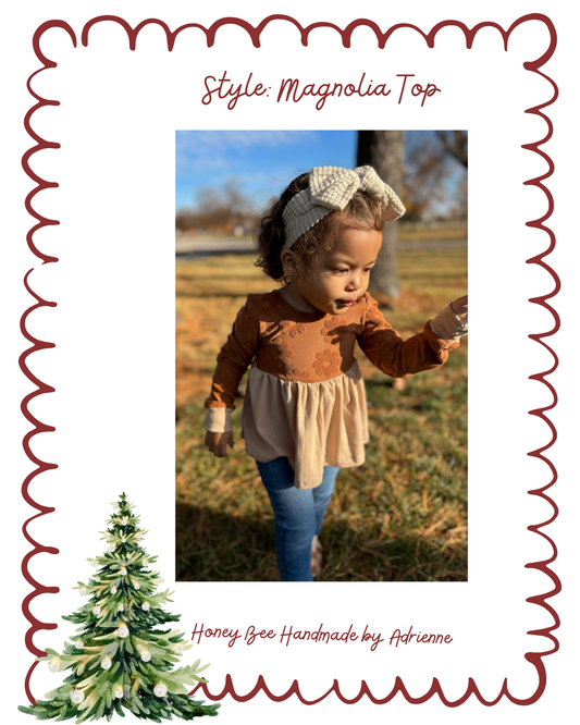 Magnolia Top- Christmas Drop