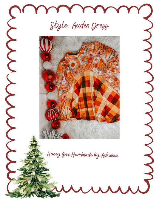 Auden Dress- Christmas Drop
